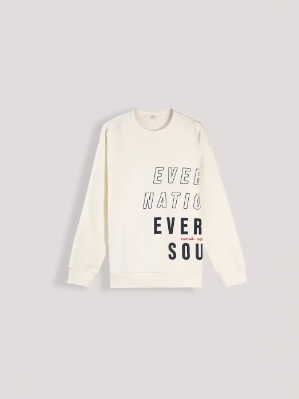 بلوز آستین بلند چاپ‌دار مردانه مدل 4604